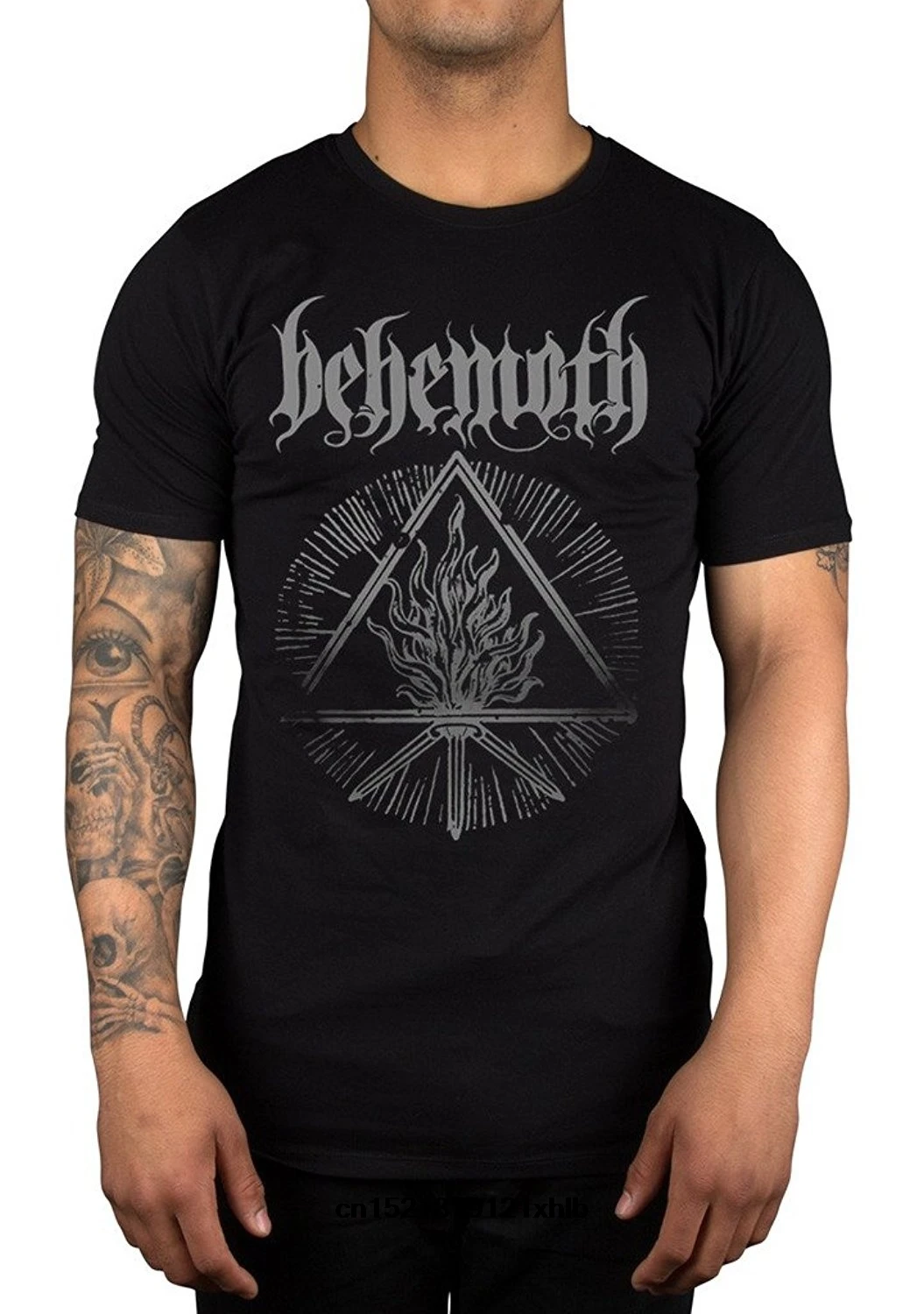 Мужская футболка модная с надписью Behemoth фурор богородин Дети Бога багги белый