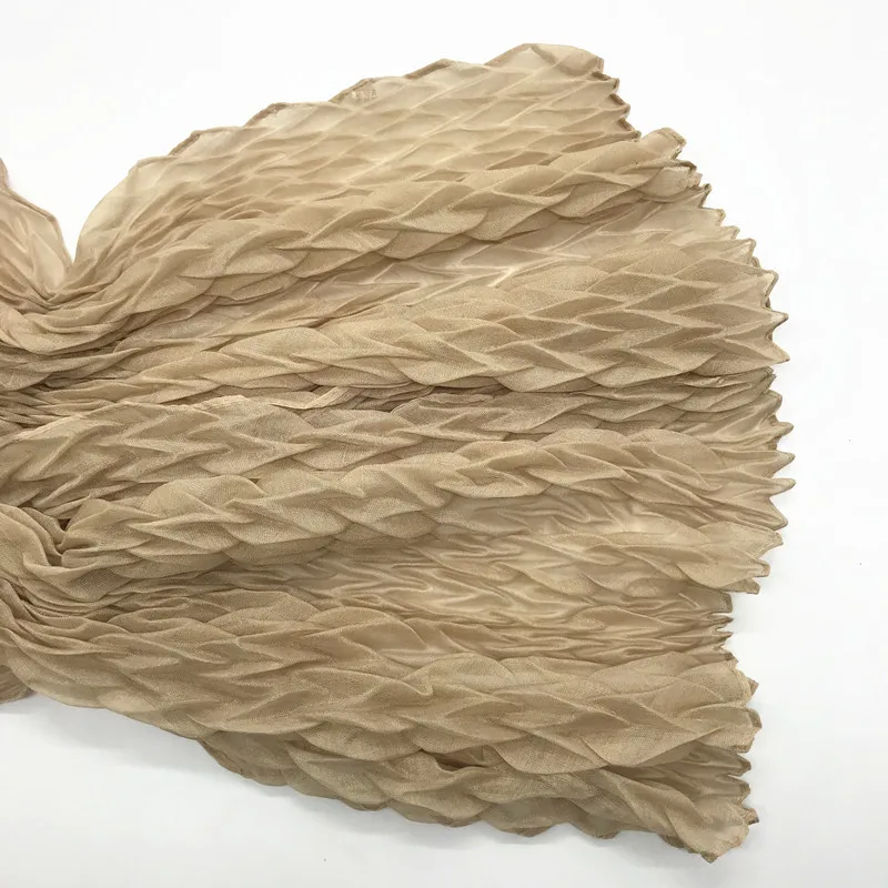 2020 Новый мусульманский рябь хлопок хиджаб тюрбан шарф женские шали и накидки