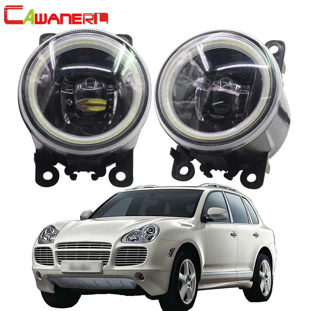 Cawanerl для Porsche Cayenne 955 2002 2015 стайлинга автомобилей 4000LM светодиодный лампы H11 туман