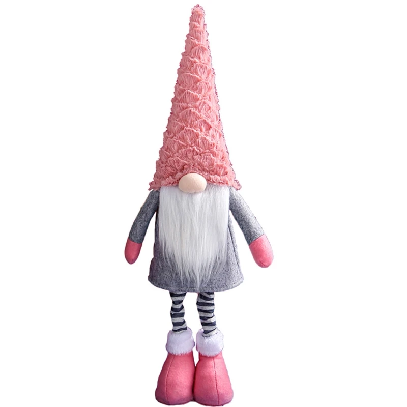 

Рождественский гном, праздничное украшение, телескопическая спиральная кукла Tomte ручной работы