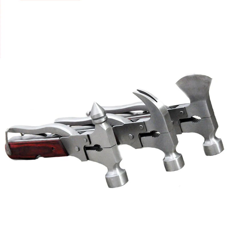 Многофункциональная наружная головка мотыги с топором спасательный молоток 16 в 1