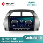 Автомагнитола 9 ''DSP Android 10 TOYOTA RAV4 2001-2003200420052006, автомагнитола, мультимедиа, GPS-навигация, навигатор, автостерео, 2din, Wi-Fi