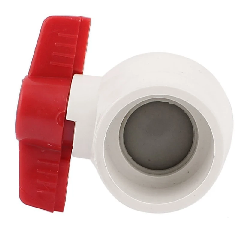 50 мм/2 дюйма скольжения концы воды управления ПВХ шаровой клапан белый красный |