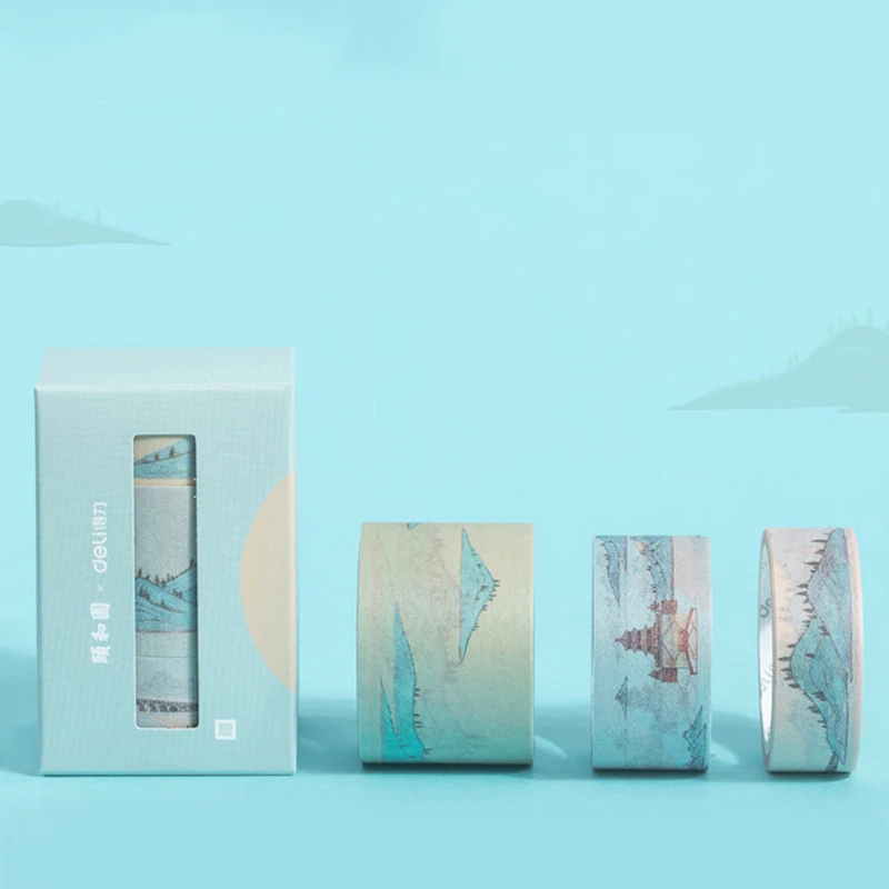 3 шт./компл. креативная цветная клейкая лента с павлином Васи в китайском