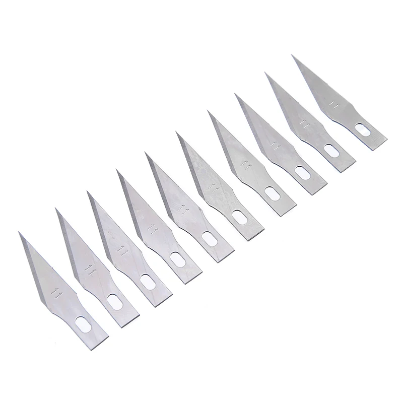 1 комплект металлический скальпель резак + 10 сменных лезвия для резьбы по дереву