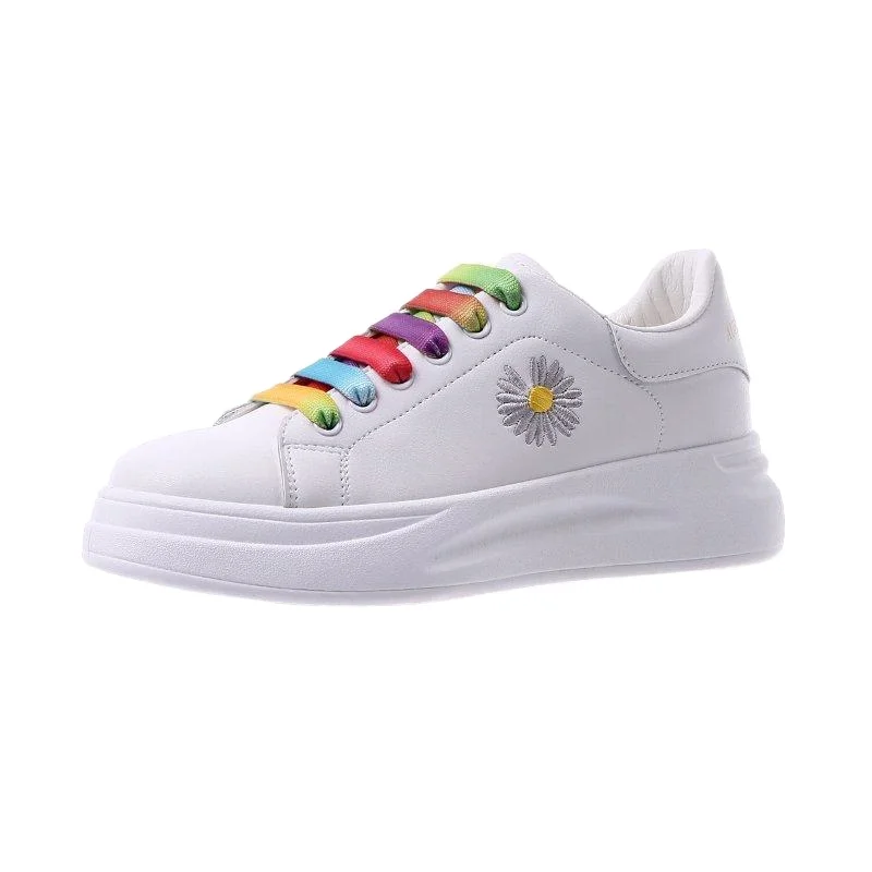 

Shoes Woman 2021 All-Match Casual Female Sneakers Autumn Round Toe New Cross Small Summer Fall Sports Basic Spring Rubber Cross-