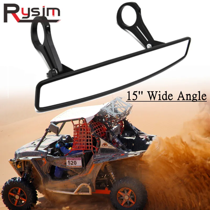 

UTV Rear View Center Mirror Rearview Racing Mirrors with Clamp Fit for Polaris RZR Ranger 800 1000 XP 900 Fits For Arctic Cat