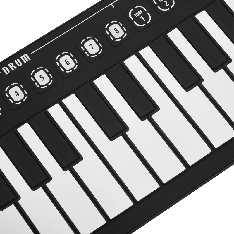 

Multi Style Portable 49 Keys Flexible Silicone Roll Up Piano Folding Electronic Keyboard For Children