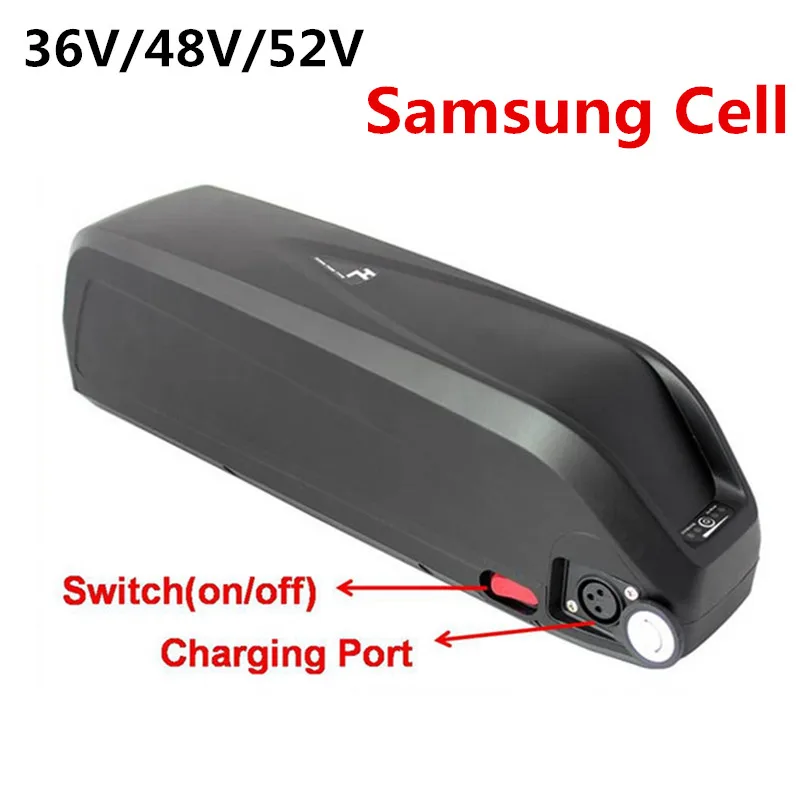 

36V 48V 10ah 13Ah 15ah 18ah 21ah New Hailong Batteria Built in Samsung Cell 500W 750W 1000W e Bike Battery with USB Port