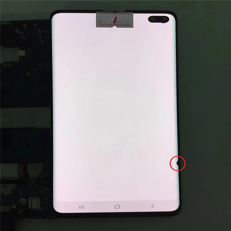 AMOLED с черными точками экран для samsung Galaxy S10 PLUS G975A G975U G975F G975V ЖК-дисплей сенсорный экран в сборе