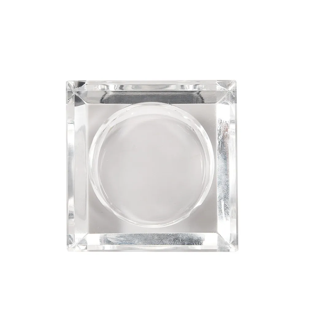 1 шт. романтическая Прозрачная Круглая полая классическая хрустальная