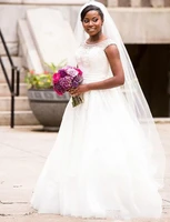 hot african nigeria mermaid wedding dresses court train custom plus size lace appliques formal bridal gowns