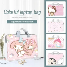 Lovely Laptop Bag Laptop Case Computer Inclined Shoulder Hand Bag 12 13.3 14 15.6 17.3 inch for Macbook/Dell/HP/Lenovo/Acer/Asus