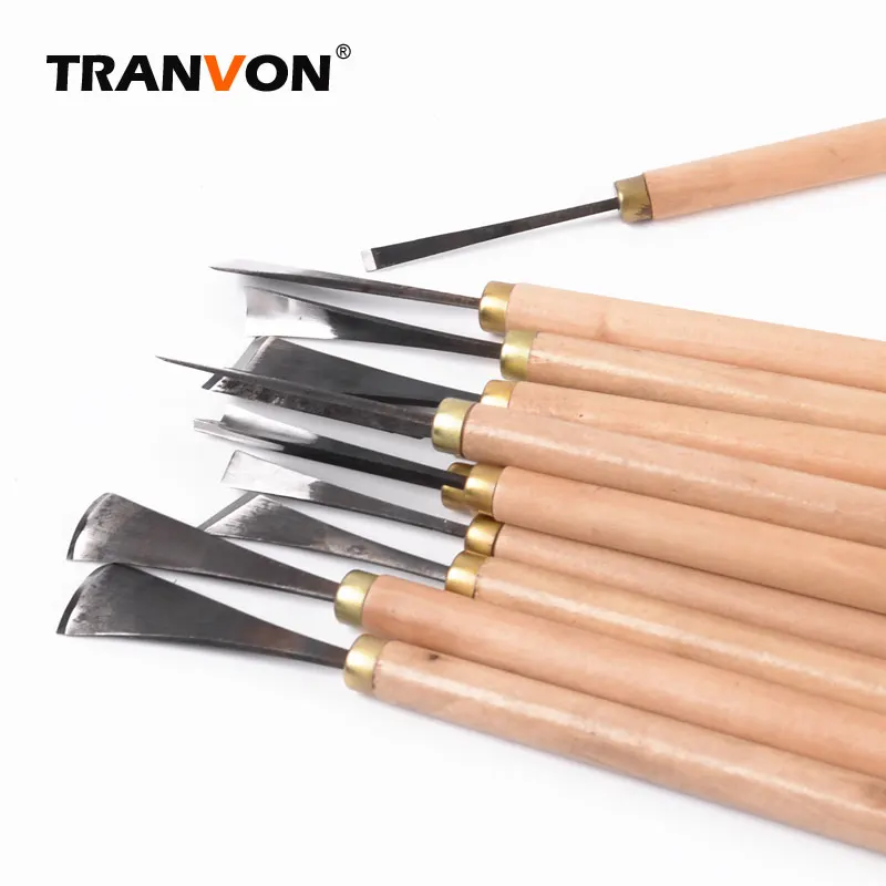 Набор инструментов для резьбы по дереву из высокоуглеродистой стали нож