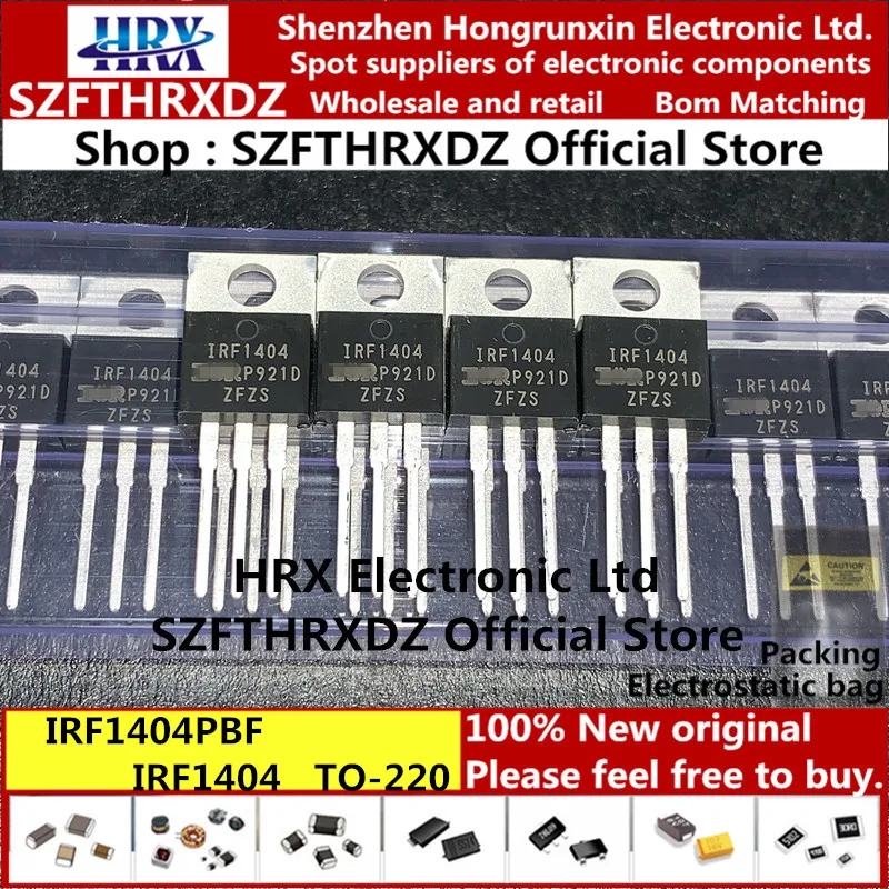 IRF1404PBF TO220 IRF1404 TO-220 50 шт./трубка 162A 40 В(10 шт