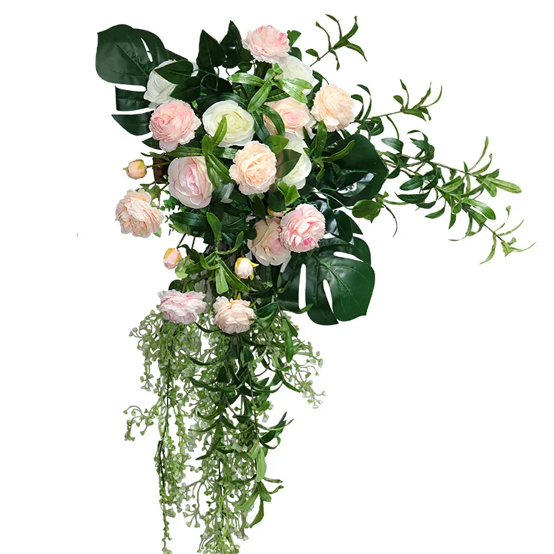 Искусственные цветы для дома и свадьбы имитация стола деревянная арка угловой