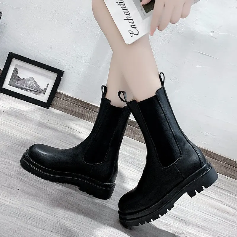 Женские ботинки Dr. Martens повседневные на платформе женские челси сезон 2020|Сапоги