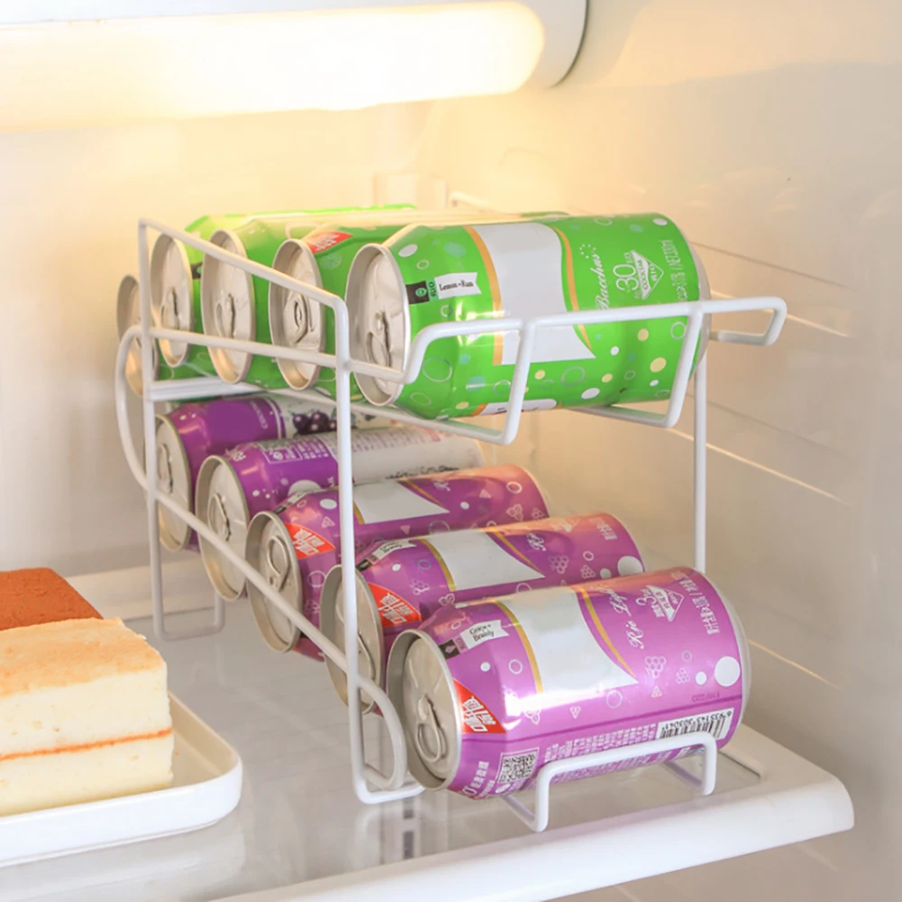 Рефрижератор шкаф для хранения холодильника двухслойная настольная кухонная