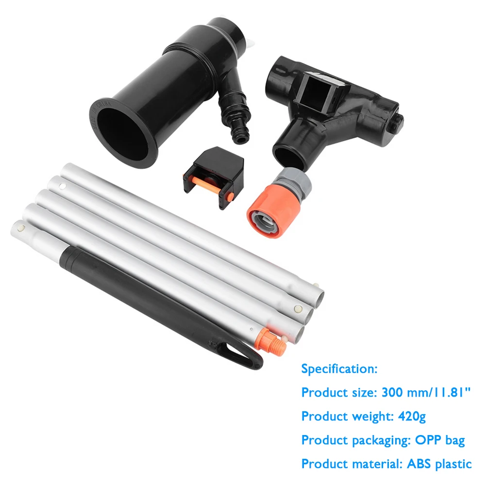 

Swimming Pool Vacuum Cleaning Tool Suction Head Pond Fountain Vacuum Cleaner Set Reusable Washable Biofoam Cleaner Pool
