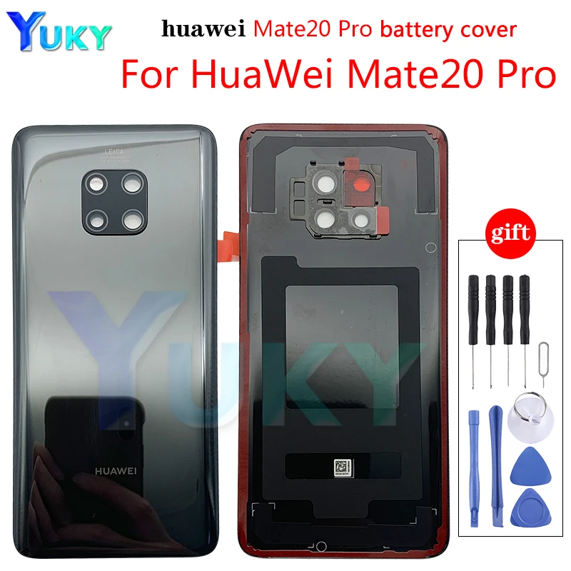 

Оригинальная задняя крышка корпуса для Huawei Mate 20 pro, стеклянная крышка батарейного отсека для Mate20, задняя крышка корпуса, запасные части