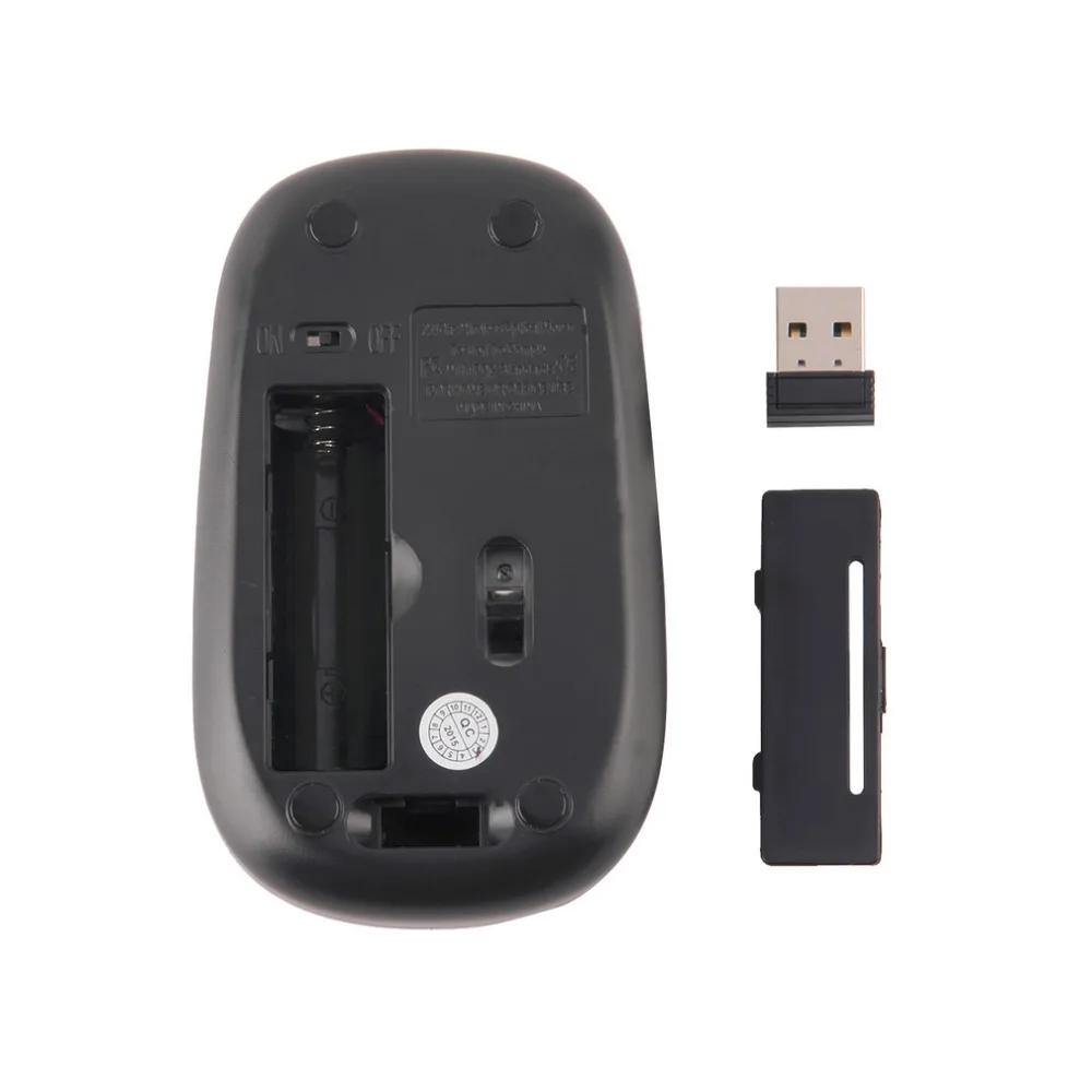 

Ergonomically Designed Comfortable 2.4GHz Ultra-Slim Mini 1600DPI Wireless Optical Mouse For PC Laptop JP-350