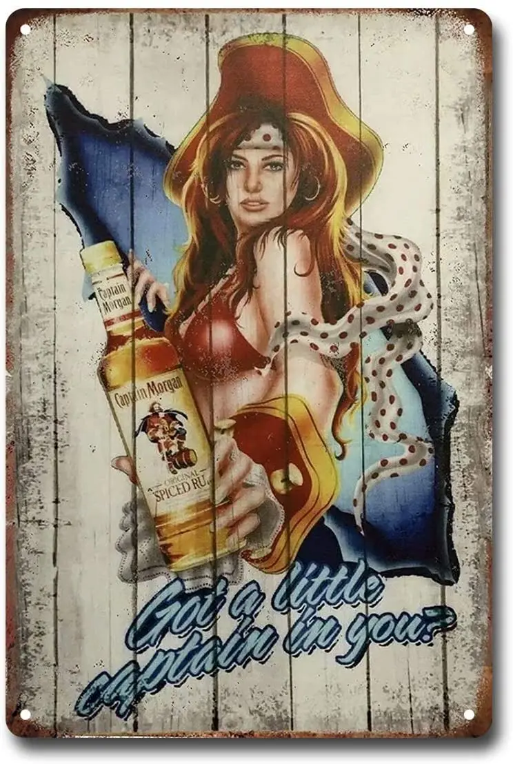 DIBIEUR пикантные Ретро Классический ром SexyVintage Оловянная металлическая табличка