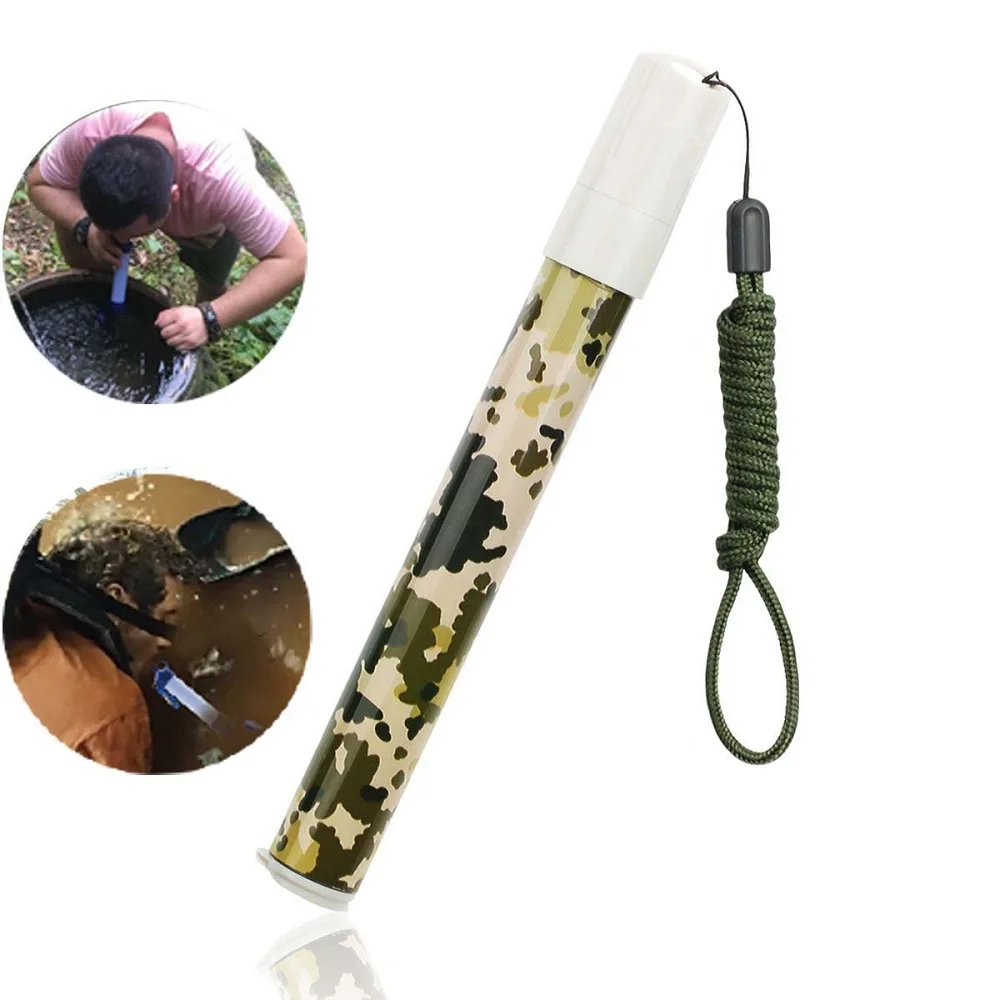 Outdoor Mini Camping Water Filter Purifier Portable Drinking Straw for Hiking and Emergency Survival Gear | Спорт и развлечения