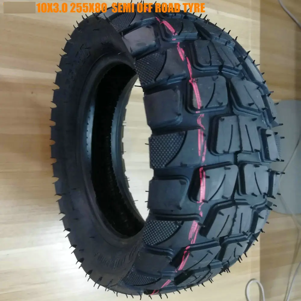 10 дюймов 10X3,0/255x80 внедорожные шины для электрического скутера складной велосипед утолщаются расширить жесткий износостойкий пневматические шины
