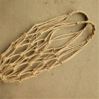 natural hemp rope net bag gardening net handicraft woven bag rope net bag wine bottle net bag fruit vegetable net bag