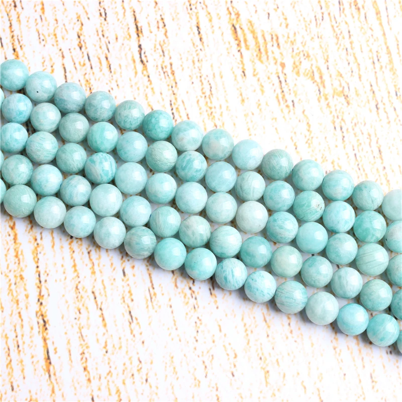 

4 6 8 10 12 mm Natural Tianhe Stone Beads Natural Stones Round Loose Beads For Jewelry Making Bracelet Necklace Diy