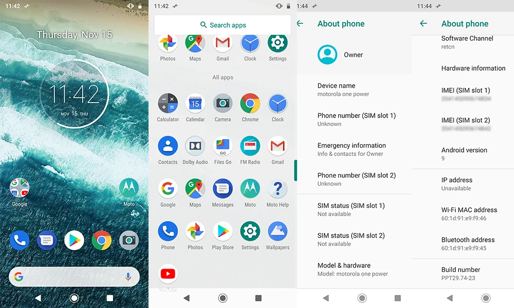 Motorola MOTO P30 Примечание мобильного телефона 6,2 дюймов FHD 4/6 ГБ 64 Гб Встроенная память Snapdragon 636 Octa Core 16.0MP+ 5.0MP 5000 мА/ч, мобильный телефон Android