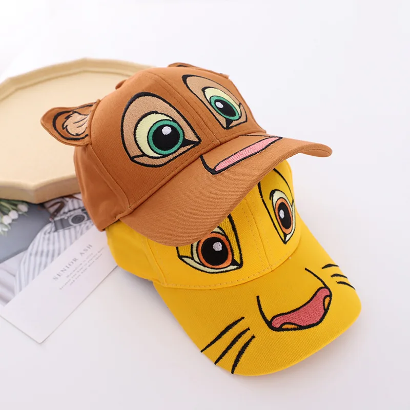 Бейсболка Simba для мальчиков Детская кепка с принтом короля льва регулируемая на