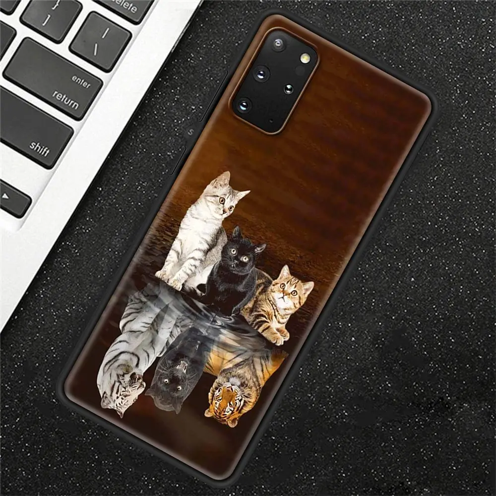 Animal Elephant Tiger Cat Dog Case for Samsung S20 FE S8 S9 S10 Plus S10e Galaxy S20 Ultra S21+ 5G S7 Smart Phone Cover Coque