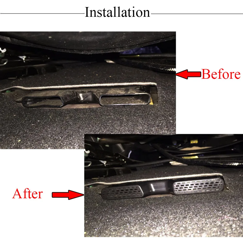 Наклейка на решетку вентиляционного отверстия для Honda HRV HR-V Vezel 2014-2018 2 шт./компл. |