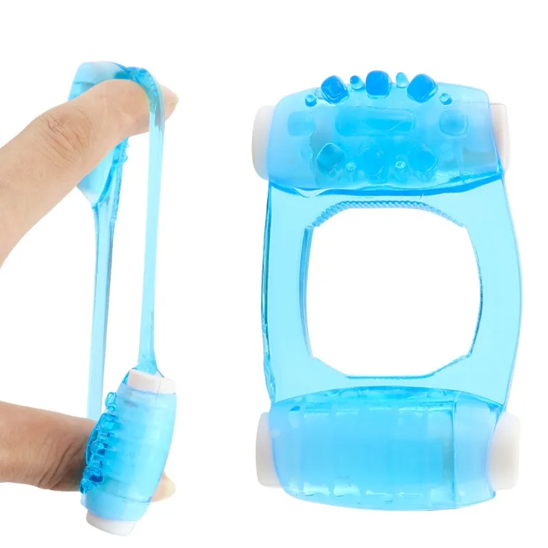 Кольцо вибратор на пенис Задержка эякуляции Силиконовое кольцо для пениса