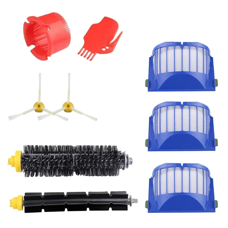 

HEPA Filter Brush Replacement Kit for IRobot Roomba 600 610 620 630 650 660 680 Series Vacuum Cleaner Accessories 9Pcs