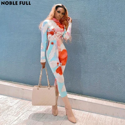 

2020 одежда для активного отдыха Облегающий комбинезон сексуальные Клубные наряды цельная женская одежда комбинезоны с длинным рукавом для ...