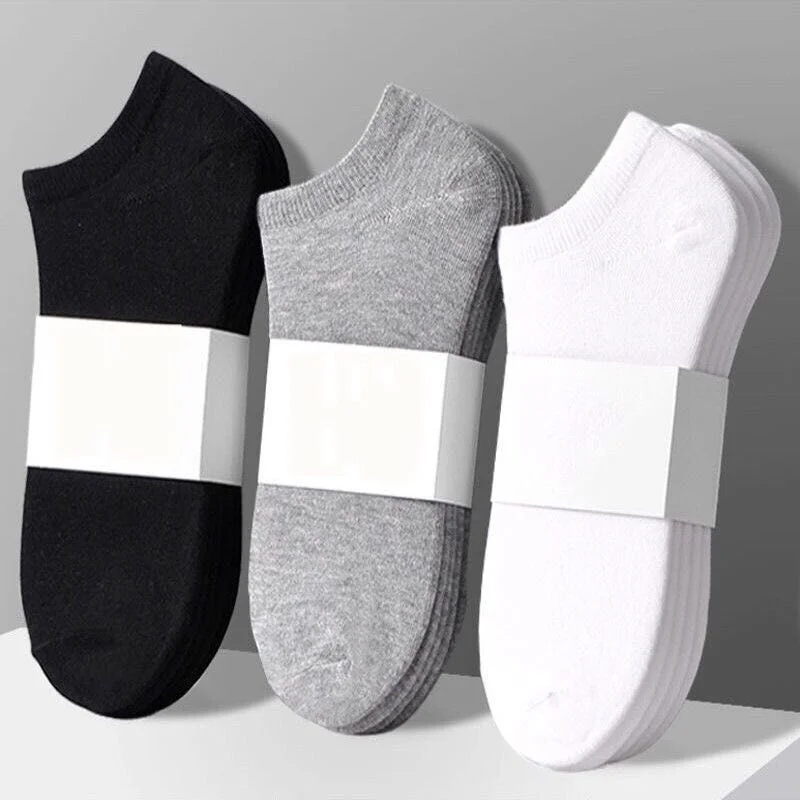 

5/10 pairs/Men/Women Socks Cotton size34-44High Quality Casual Breathable Boat Socks Short Men Socks Summer Male