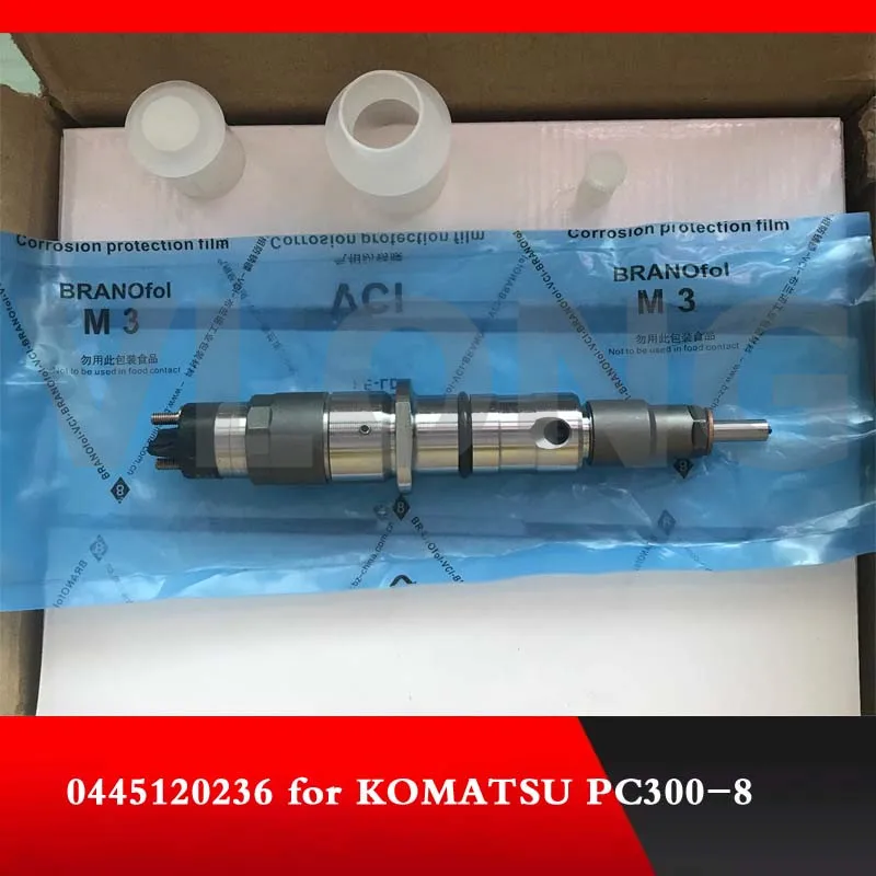Форсунка системы питания общей топливной магистрали 0 445 120 236 для Komatsu PC300-8 Cummins