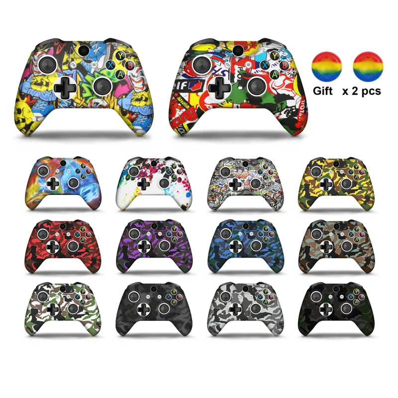 

Data Frog Soft Silicone Gel Rubber Case Cover For Xboxs Series S/X Controller Protection Case For Xboxs One Slim Gamepad Cover
