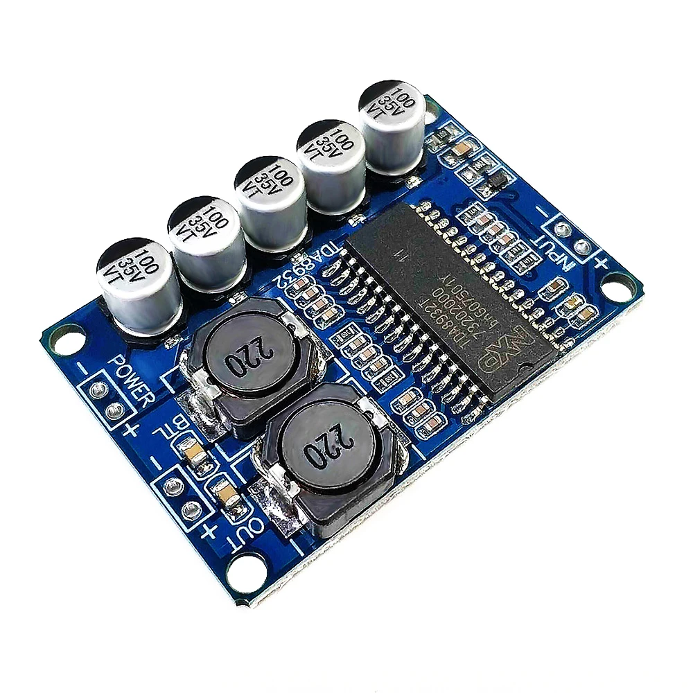 Плата цифрового усилителя мощности TDA8932 модуль моно 35 Вт с высокой мощностью и