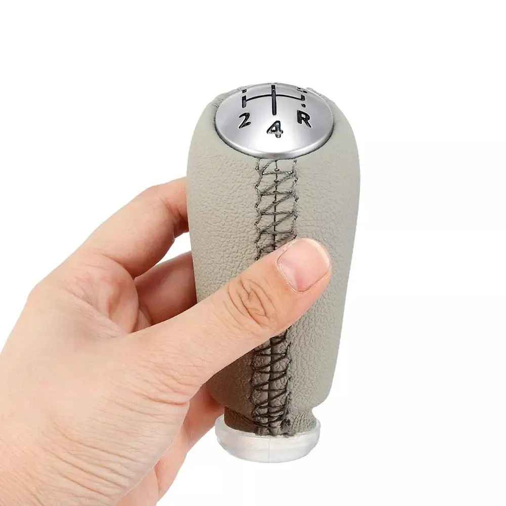 Ручка переключения передач бежевая хромированная матовая для Renault Megane 2 MK2 Scenic II MK