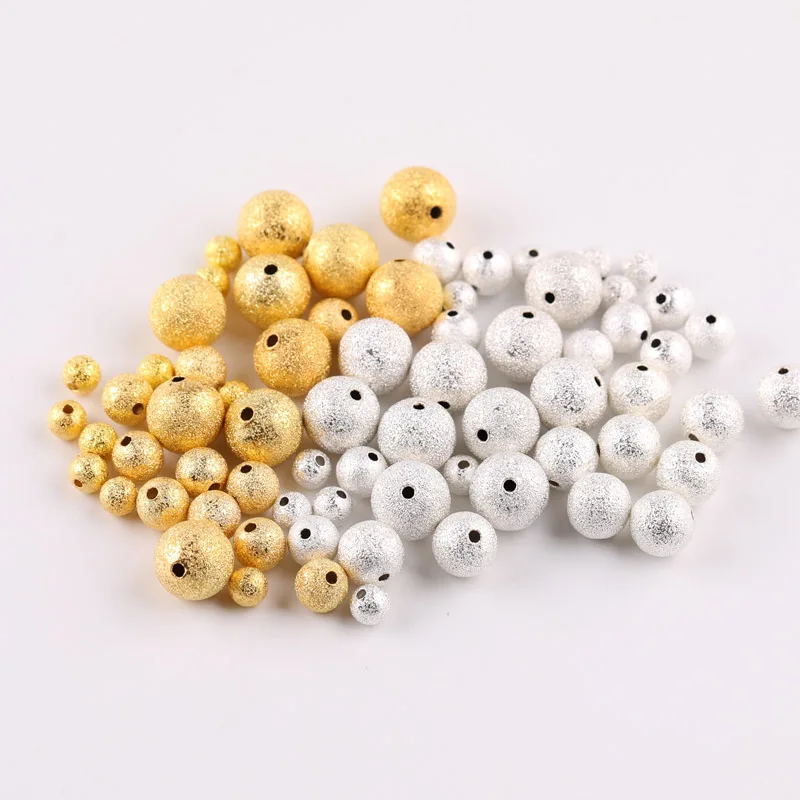20 шт diy ювелирные аксессуары ручной работы материал скраб золотые бусины