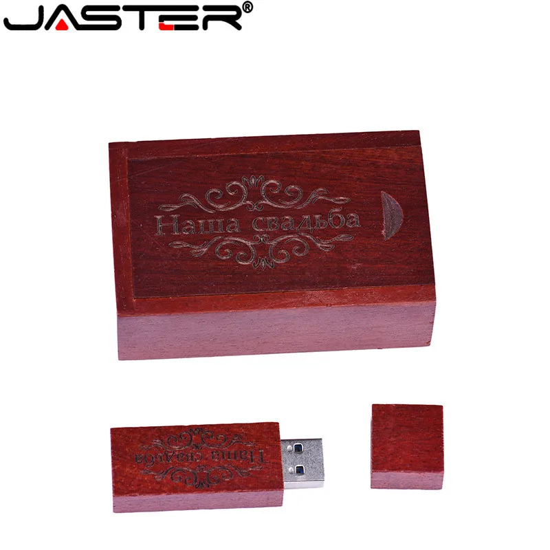 Usb флеш накопитель JASTER в деревянной коробке 4 64 Гб|USB флэш-накопители| |