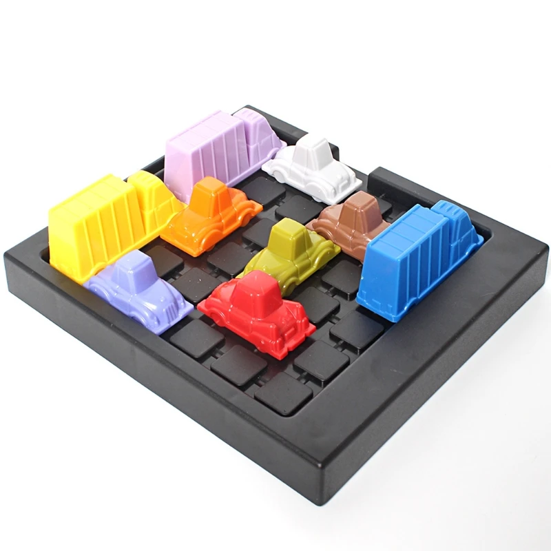 

Funny Rush Hour Traffic Creativity Game Toy for Boys Girls Learning Busy Hour Puzzle Game Children Early Educational Gifts
