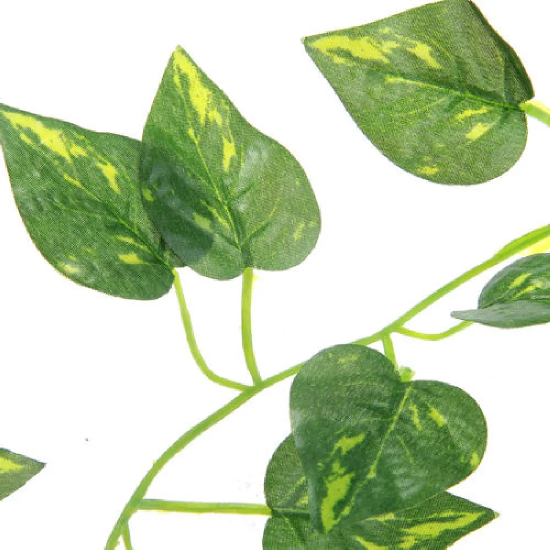 

2m Artificial Scindapsus Aureus Vine for Reptiles Terrarium Chameleon Lizard Habitat Decor