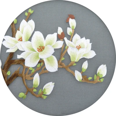 Сделай Сам 100% шелк тутового шелкопряда Сучжоу Вышитые наборы печатная Женская