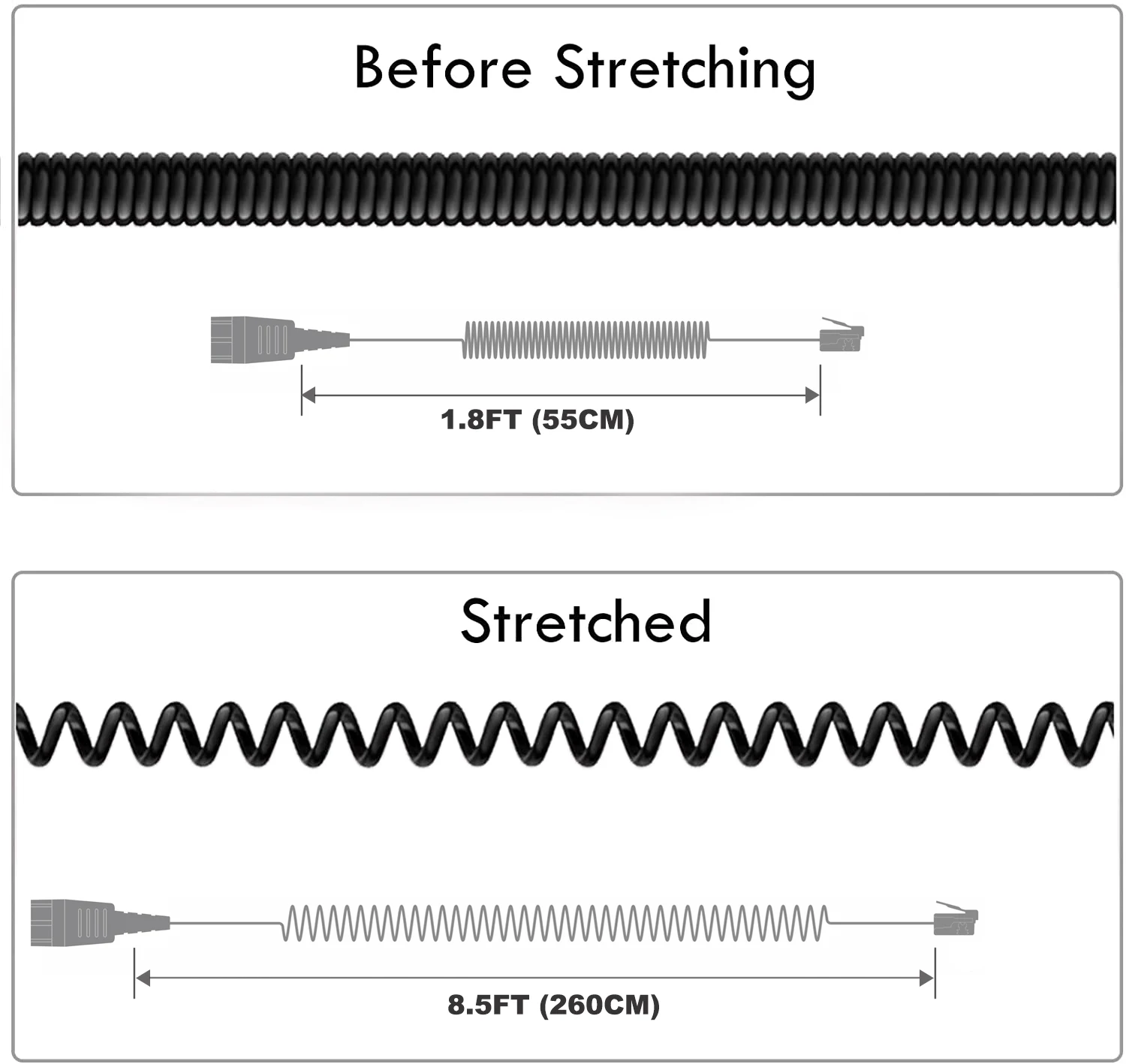 Быстрое быстрое подключение к переходнику RJ9 сменный переходник QD удлинитель