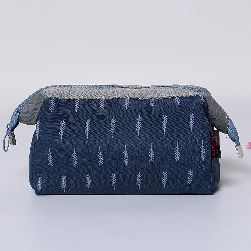 Dark blue Женская косметичка твердая Косметическая Водонепроницаемая дорожная сумка большая емкость Косметическая сумка для хранения косметики Сумочка для туалетных принадлежностей сумка - Цвет: Dark blue