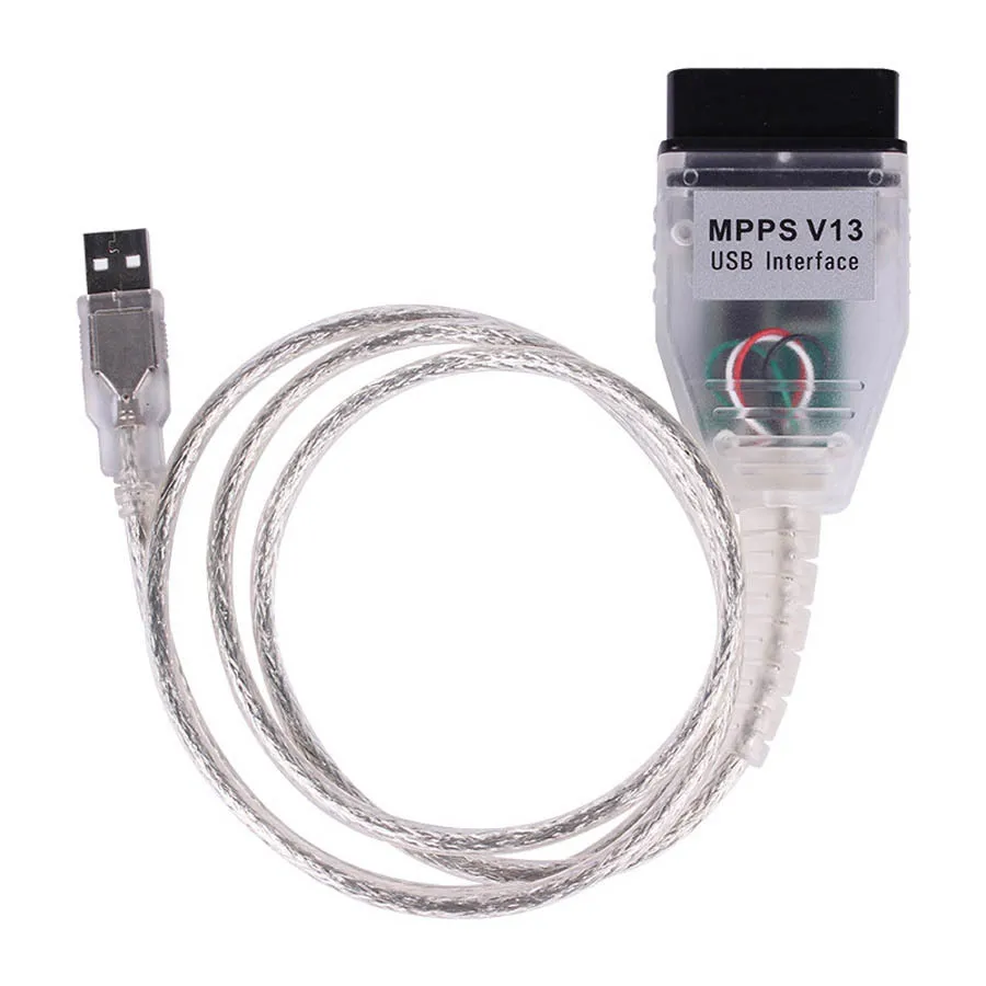 2021 Новый MPPS V13.02 V13 K CAN Flasher Чип тюнинг ECU Программатор OBD2 16Pin к USB интерфейсу